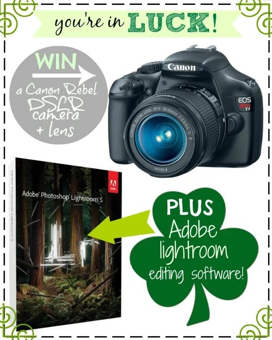 Get Luck! Canon Camera and Lightroom Giveaway!
