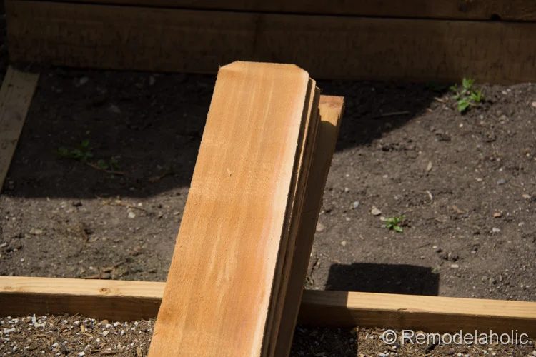 wood shutters made from cedar plank fence boards