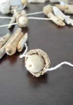 Driftwood and Acorn Garland