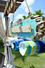 Driftwood Beach Towel Holder