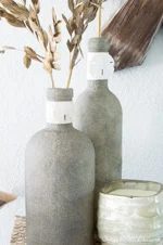 Sand-Covered Bottles