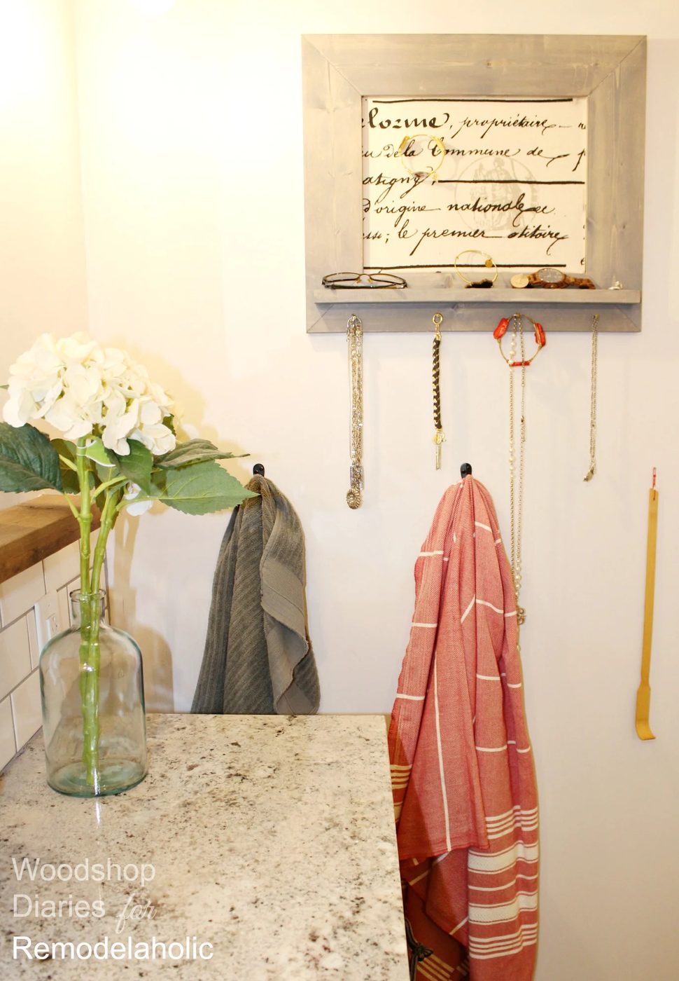 How to Build a direct Handmade Jewelry Organizer with Shelf