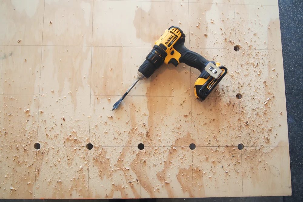 Giant Plywood Pegboard 4