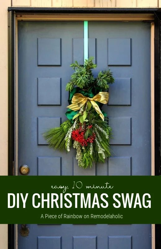 straightforward 10 Minute Handmade Christmas Swag By A Piece Of Rainbow On Bekob