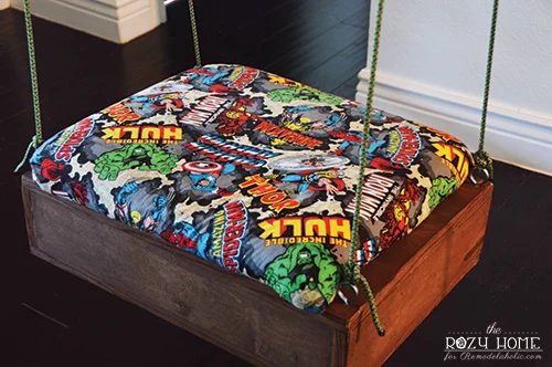 How to make a Handmade swing for an indoor swingset for kids