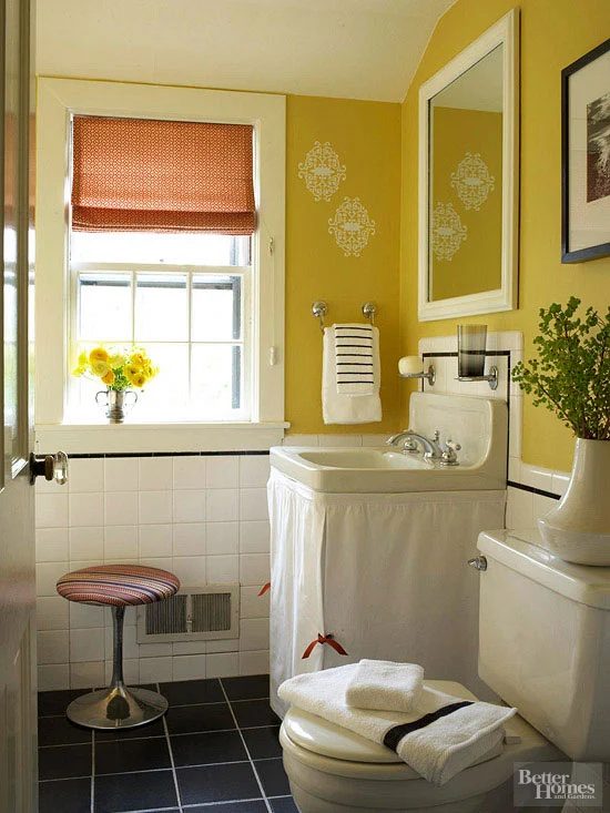 Bekob Color Files BHG Yellow Bathroom