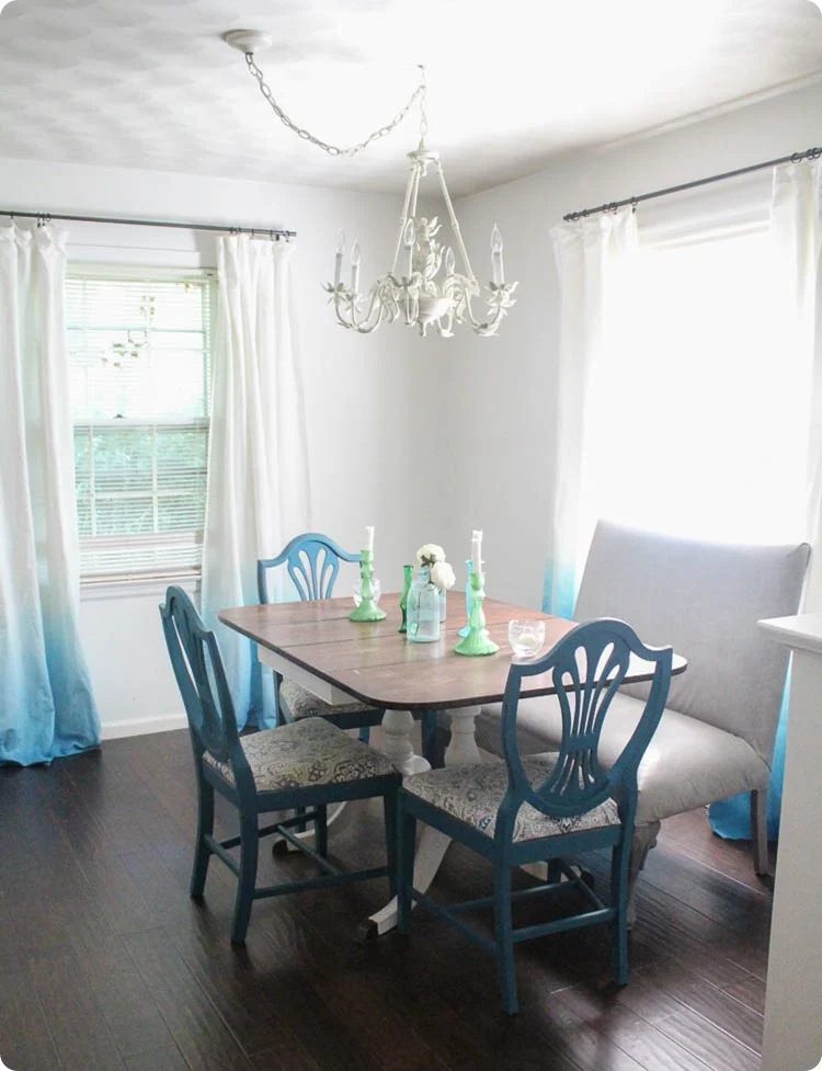 5 Add A Little Color To Your Windows With Handmade Ombre Curtains By Lovely Etc Featured On @Bekob