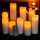 3 Remote Control Candles Used For Wireless Outdoor Chandelier, A Copycat Restoration Hardware Handmade, By The Creative Home Featured On @Remodela