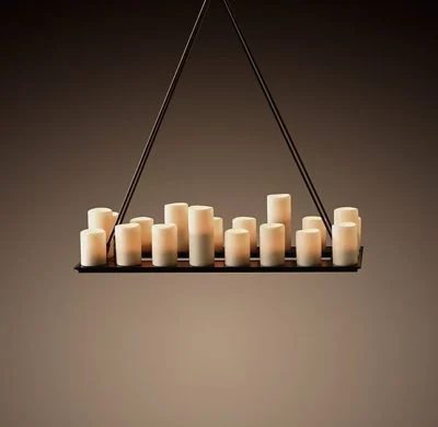 1 Restoration Hardware Candle Chandelier, A Handmade Alternative, By The Creative Home Featured On @Bekob