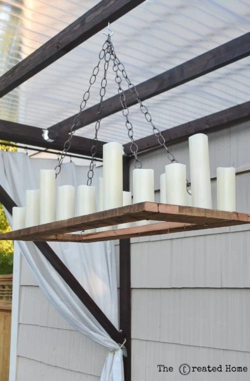 10 Handmade Wireless Outdoor Chandelier Just Like Restoration Hardware, By The Creative Home Featured On @Bekob