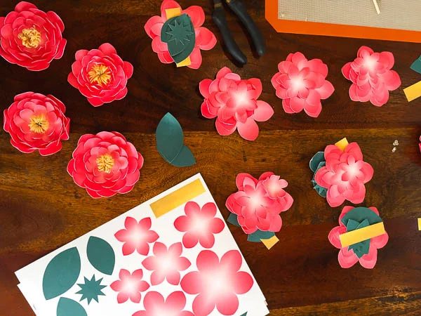 Paper Flower Garland walkthrough with Canon printer @Bekob (5 of 6)