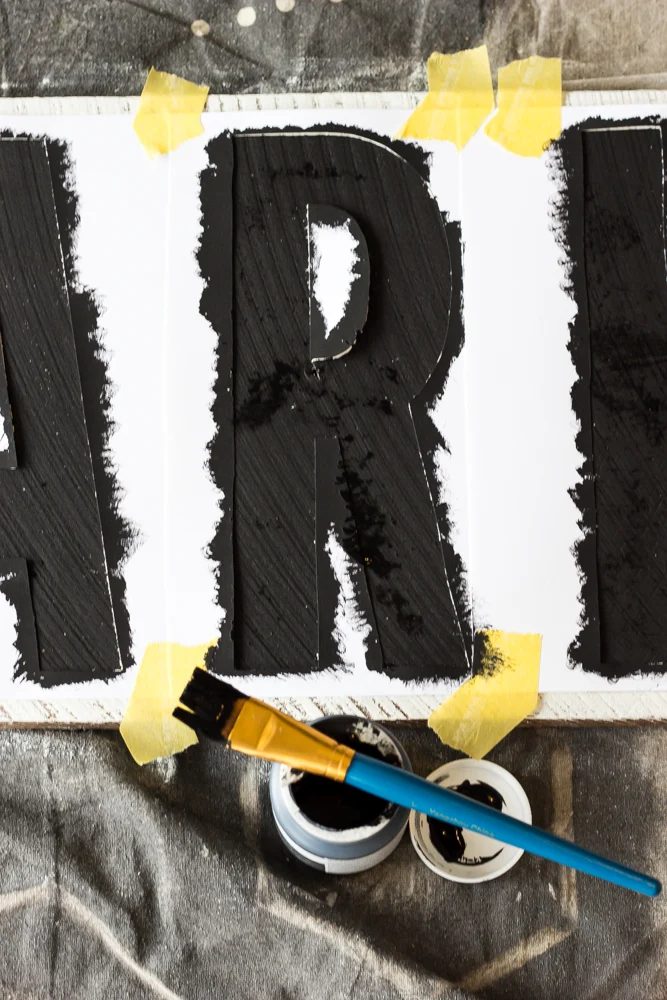 6 How To Easily Make A Custom Painted Farmhouse Sign From Raw Lumber , By Blesser House Featured On @Bekob
