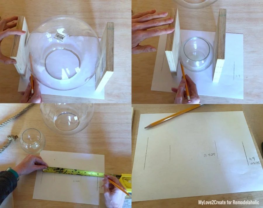 Measuring For Sides Of Bowl, MyLove2Create