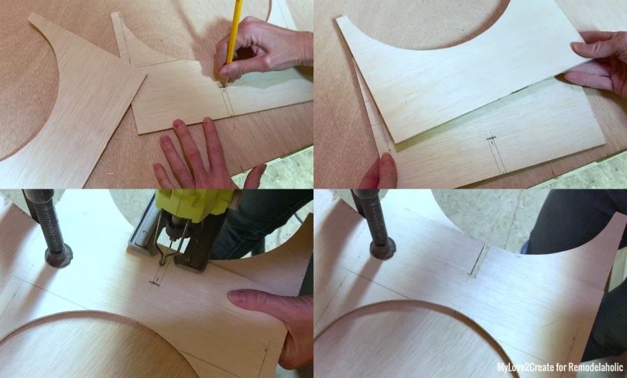 Cutting Out Notches For Cross Based Sections, MyLove2Create