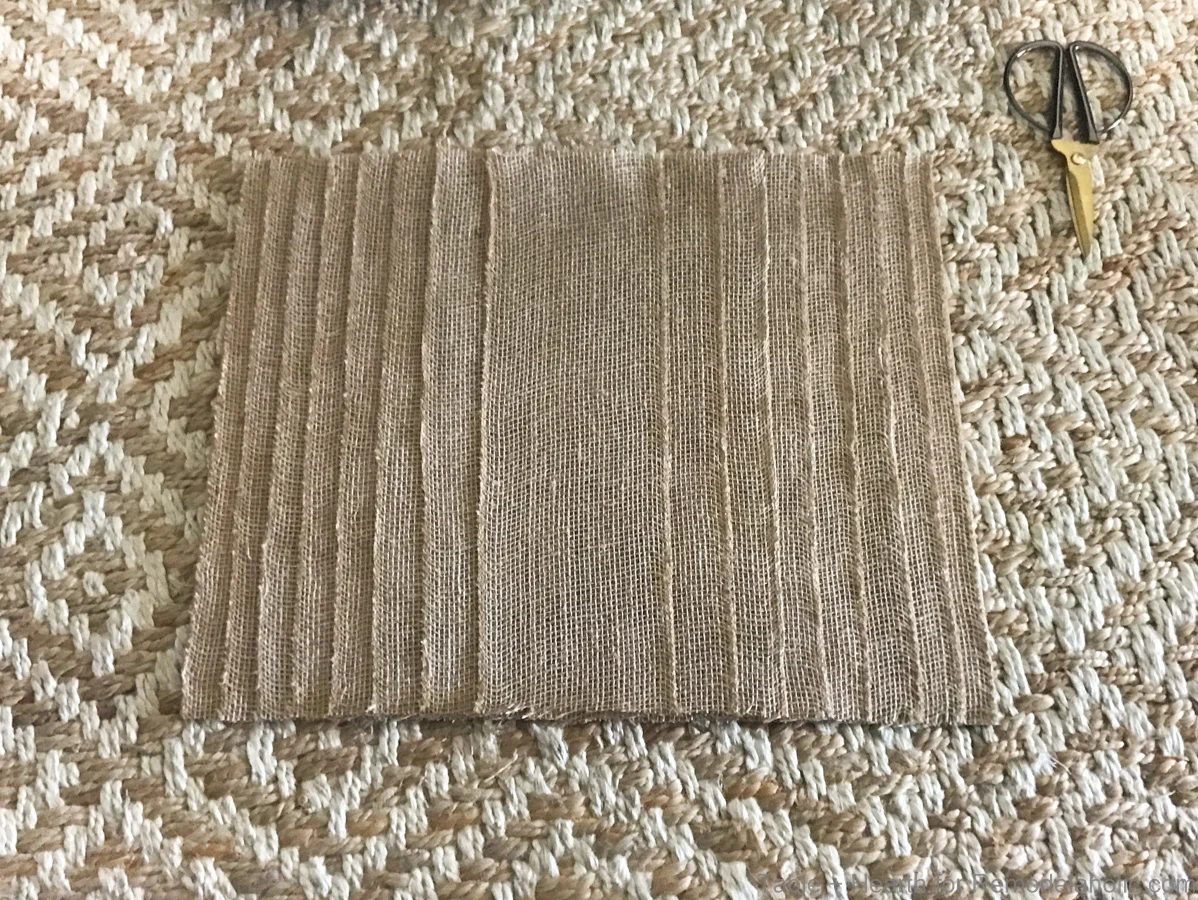 Layered Burlap Frame Mat Tableandhearth 7