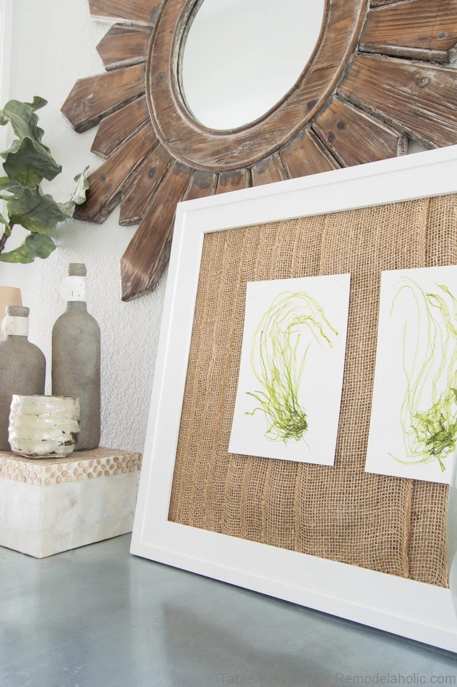 Layered Burlap Frame Mat Tableandhearth 18