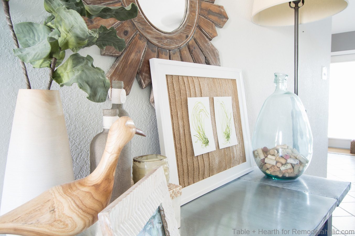Layered Burlap Frame Mat Tableandhearth 22