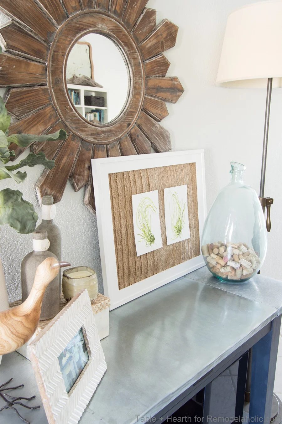 Layered Burlap Frame Mat Tableandhearth 15