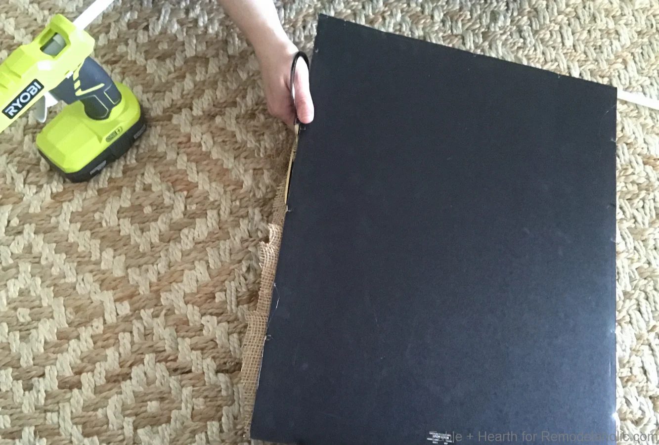 Layered Burlap Frame Mat Tableandhearth 6