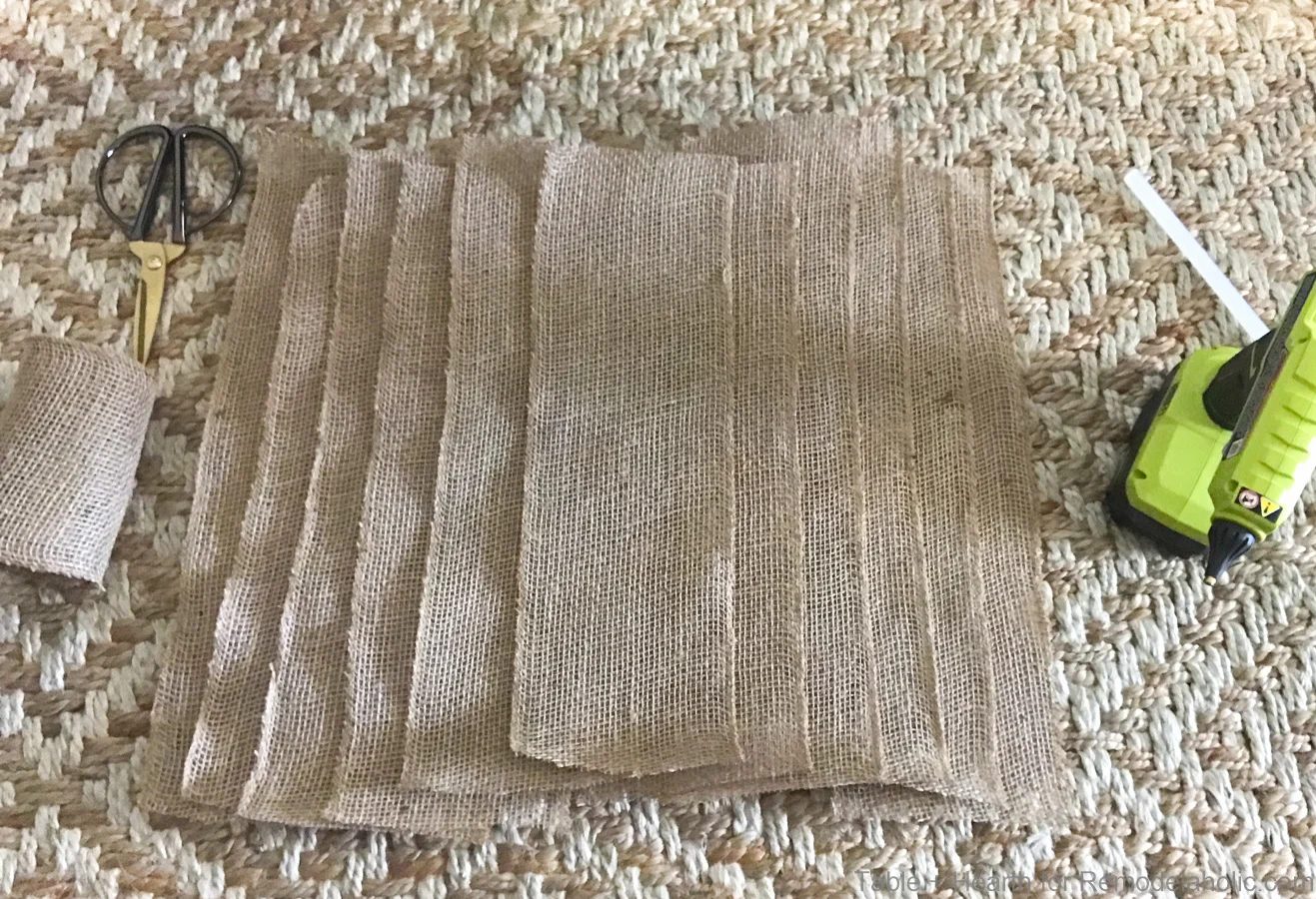 Layered Burlap Frame Mat Tableandhearth 3
