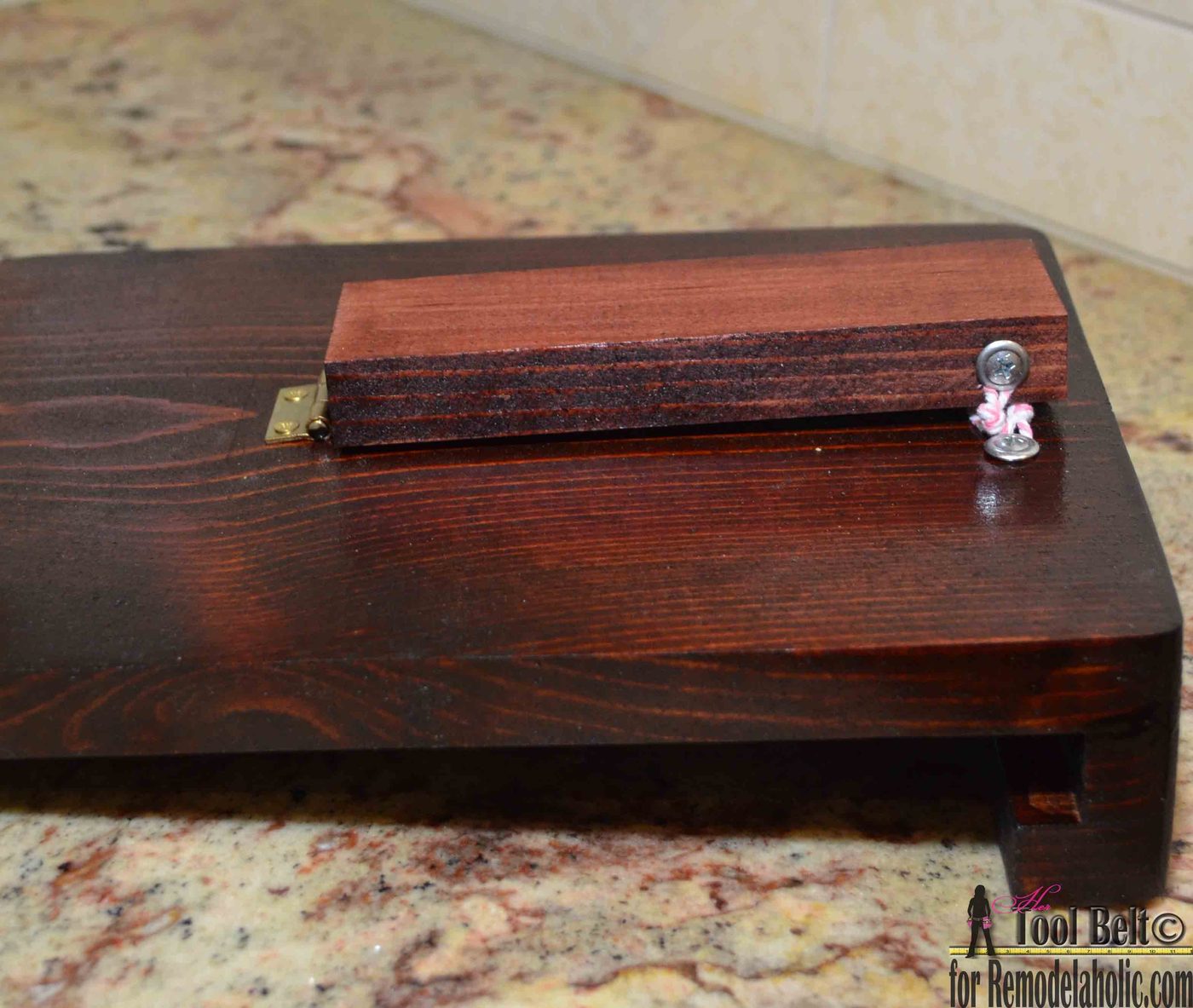 If you like cooking using online recipes a tablet holder or Ipad holder is a must. Build a Handmade bread board kitchen tablet holder with this straightforward walkthrough.