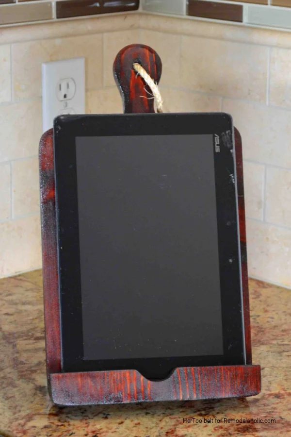 $5 Wood Handmade IPad Stand Tablet Holder, walkthrough And Template, HerToolbelt For Bekob