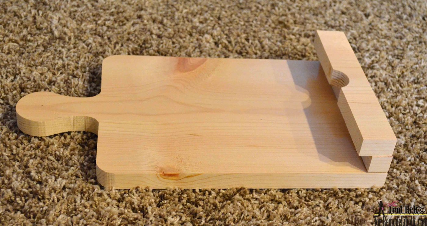 If you like cooking using online recipes a tablet holder or Ipad holder is a must. Build a Handmade bread board kitchen tablet holder with this straightforward walkthrough.