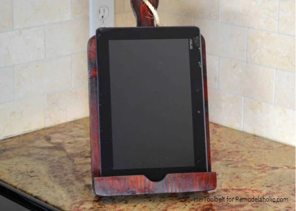 Handmade iPad Stand or Tablet Holder