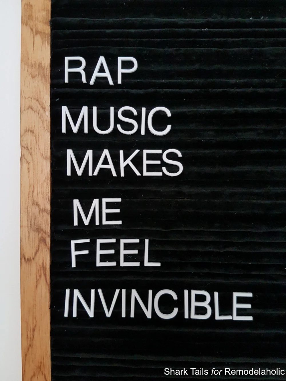 Letter Board by Shark Tails