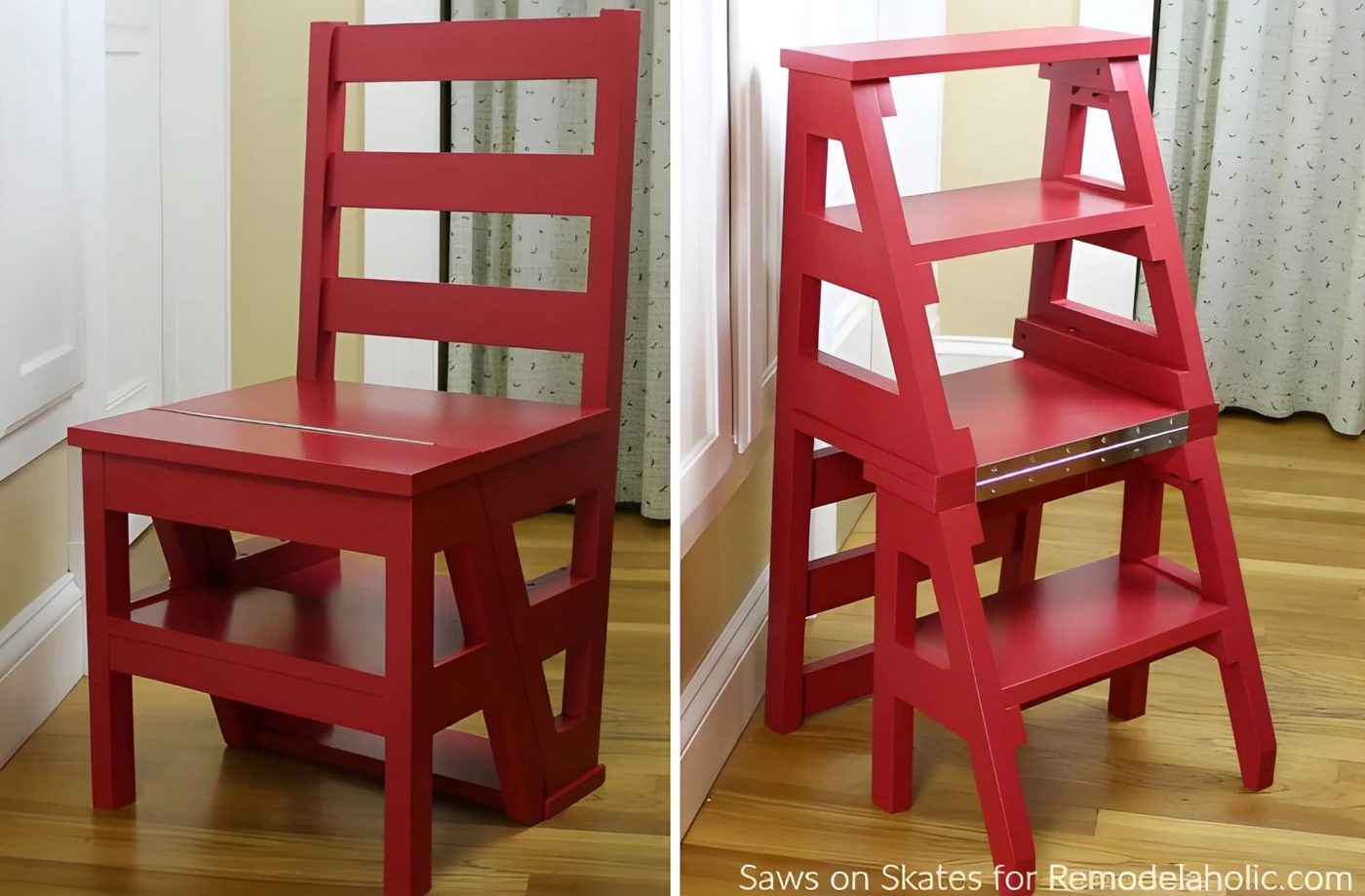 11 Handmade Ladder Chair By Saws On Skates On Bekob 082459