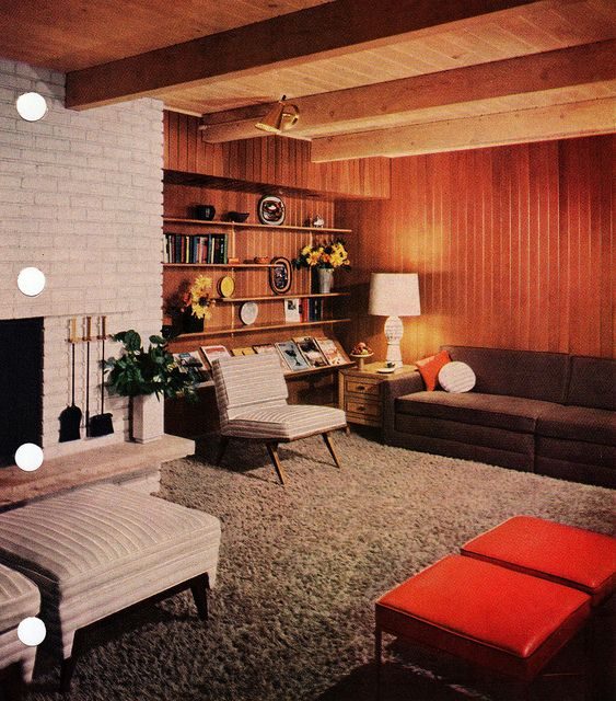 Mid Century Modern living room by tikitacky on Flickr