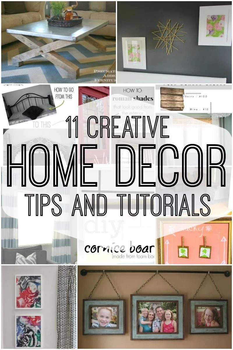 11 Creative Home Decor Tips and Tutorials via Bekob.com