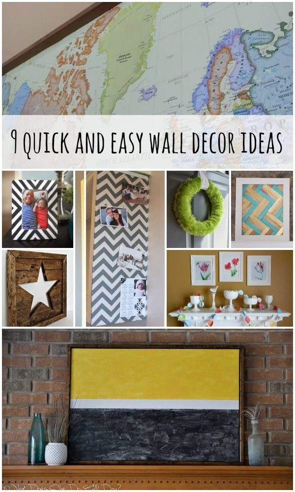 Wall Decor options and Tutorials via Bekob