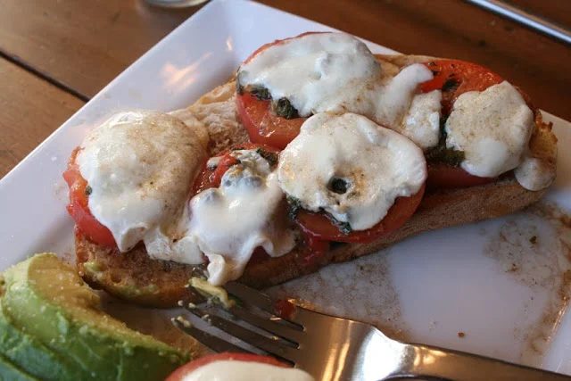 Marinated Tomato Toast
