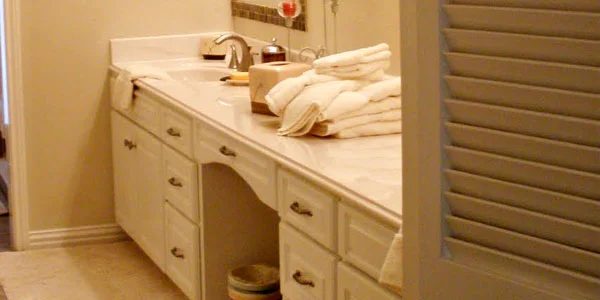 Master Bathroom Redo With Tile Shower and Tub Surround