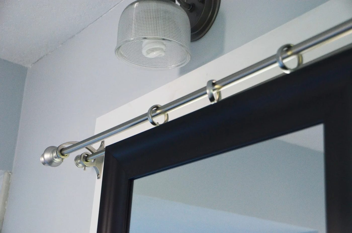 20 Handmade Sliding mirror in Bathroom renovation, by Since I Became a Mom featured on @Remodelohic