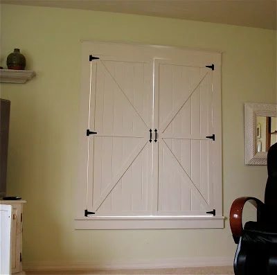 interior Barn Door Shutters walkthrough