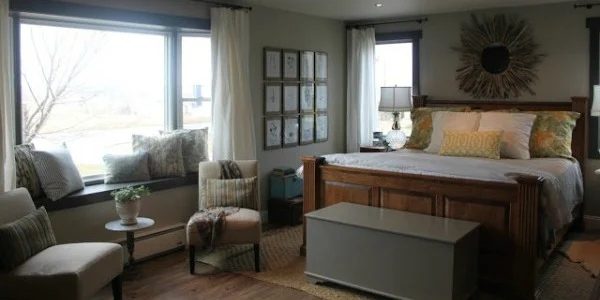 Master Bedroom Makeover with Sliding Barn Door