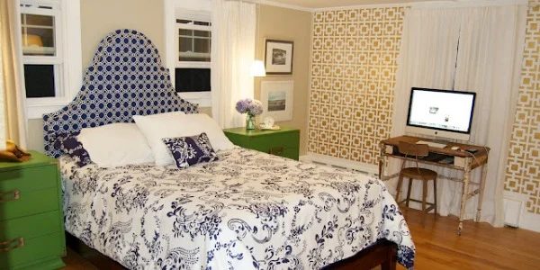 Master Bedroom Makeover and Wall Stencil walkthrough