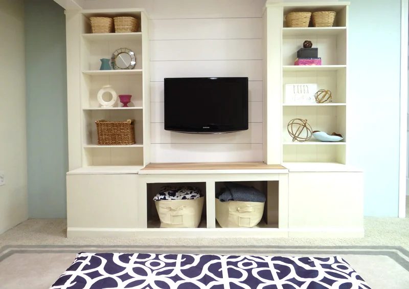 15+ Handmade Built-In Shelving options