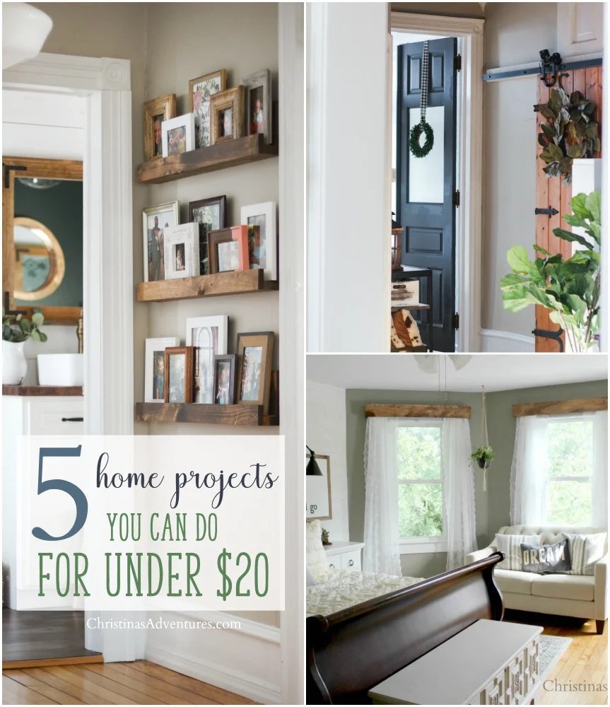 Christina's Adventures 5 Home Projects That You Can Do For Under 20