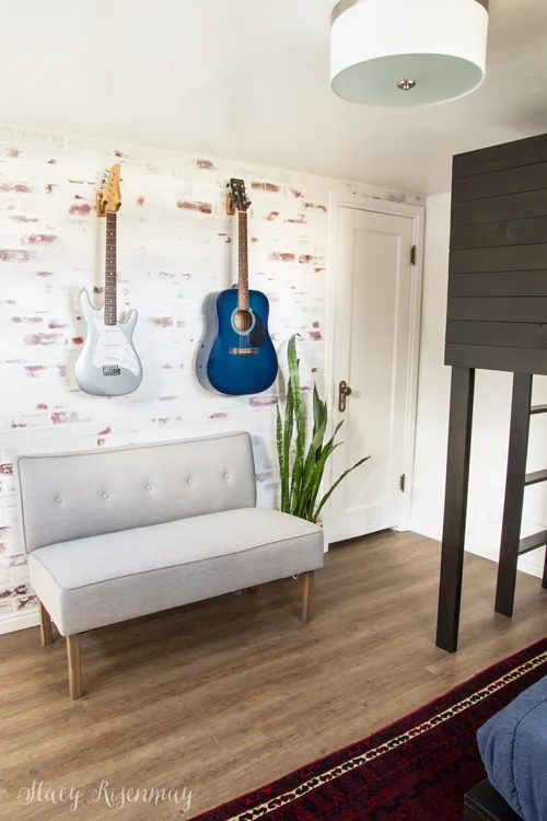 Brick Wall In Teen Room