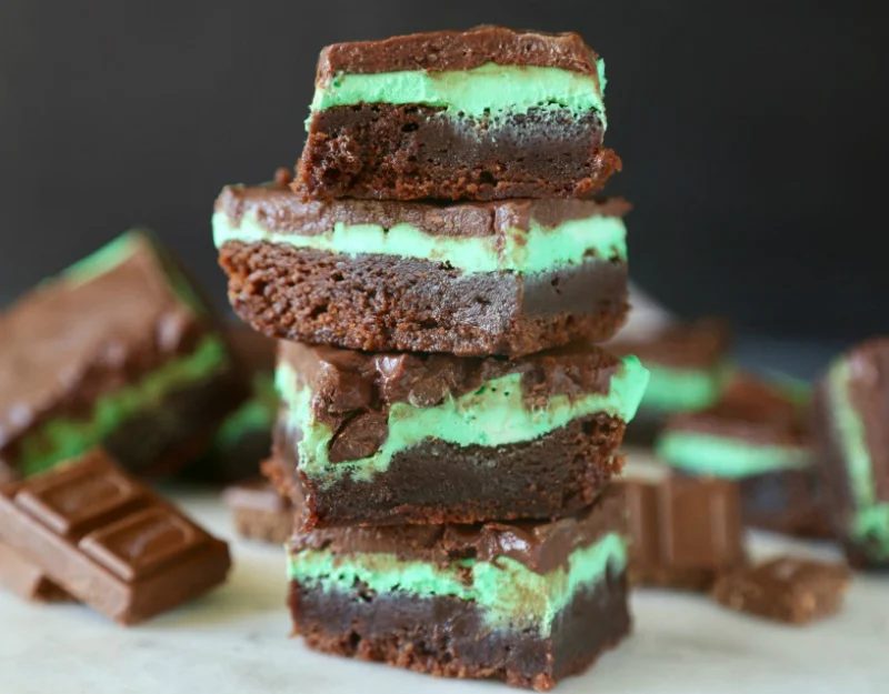 Mint Chocolate Brownies