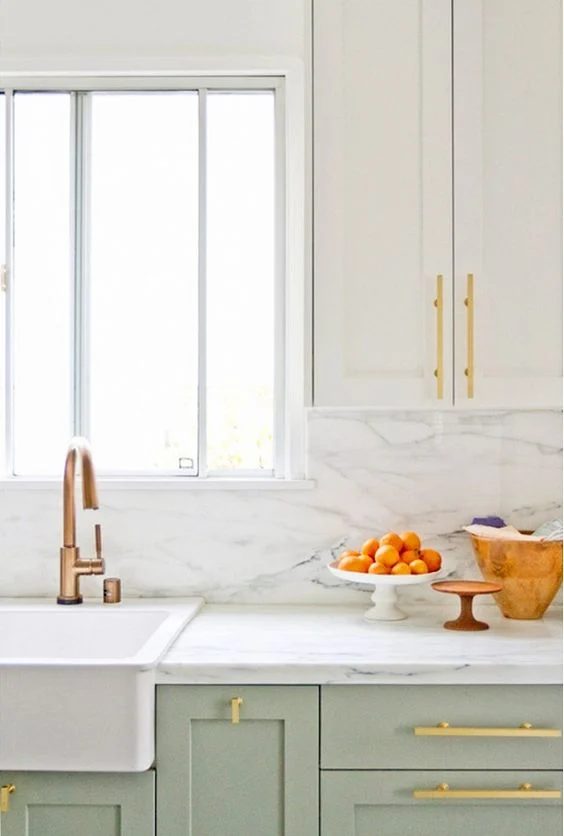 Mint and Copper Kitchen Inspiration | Image Source: My Domaine Photo Credit: Sarah Sherman Samuel