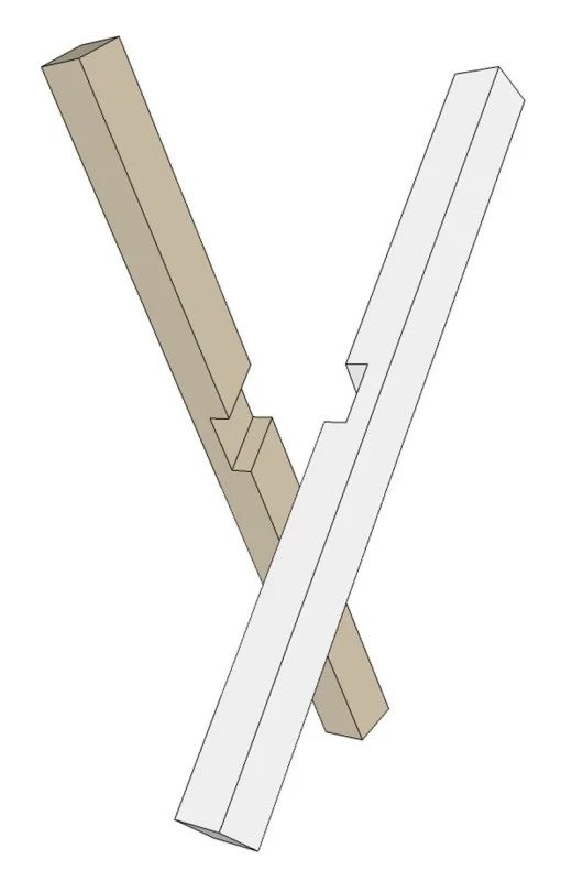 Farmhouse End Table Handmade Plans, Lap Joint X Diagram, Bekob