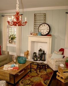 Casual Beach Themed Living Room thumb