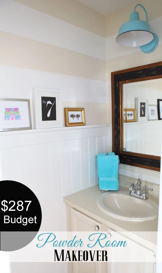 powder room makeover, In My Own Style