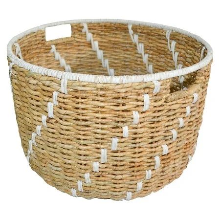 Modern Coastal Bedroom Woven Basket