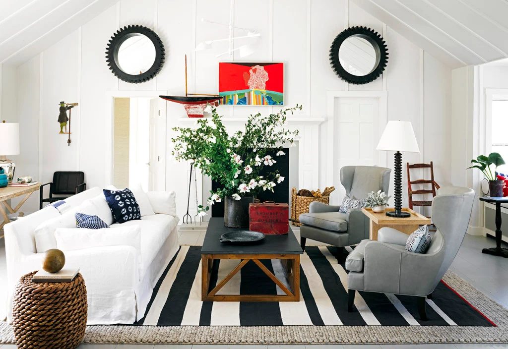 Modern Coastal Living Room at Bekob.com