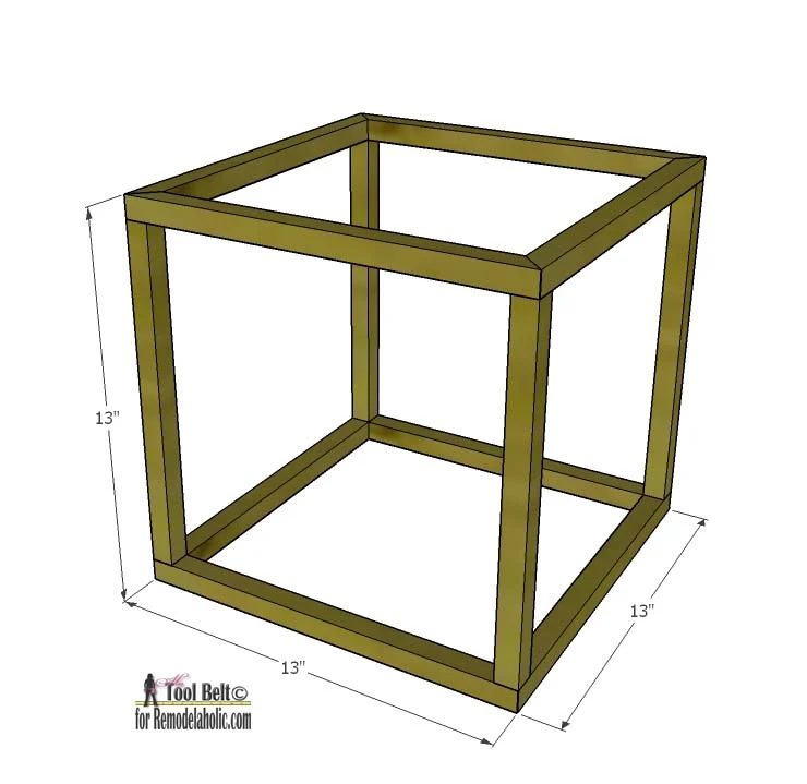 Get 4 different looks with 1 modern plant stand. Modern cube plant stand plans on Bekob.com